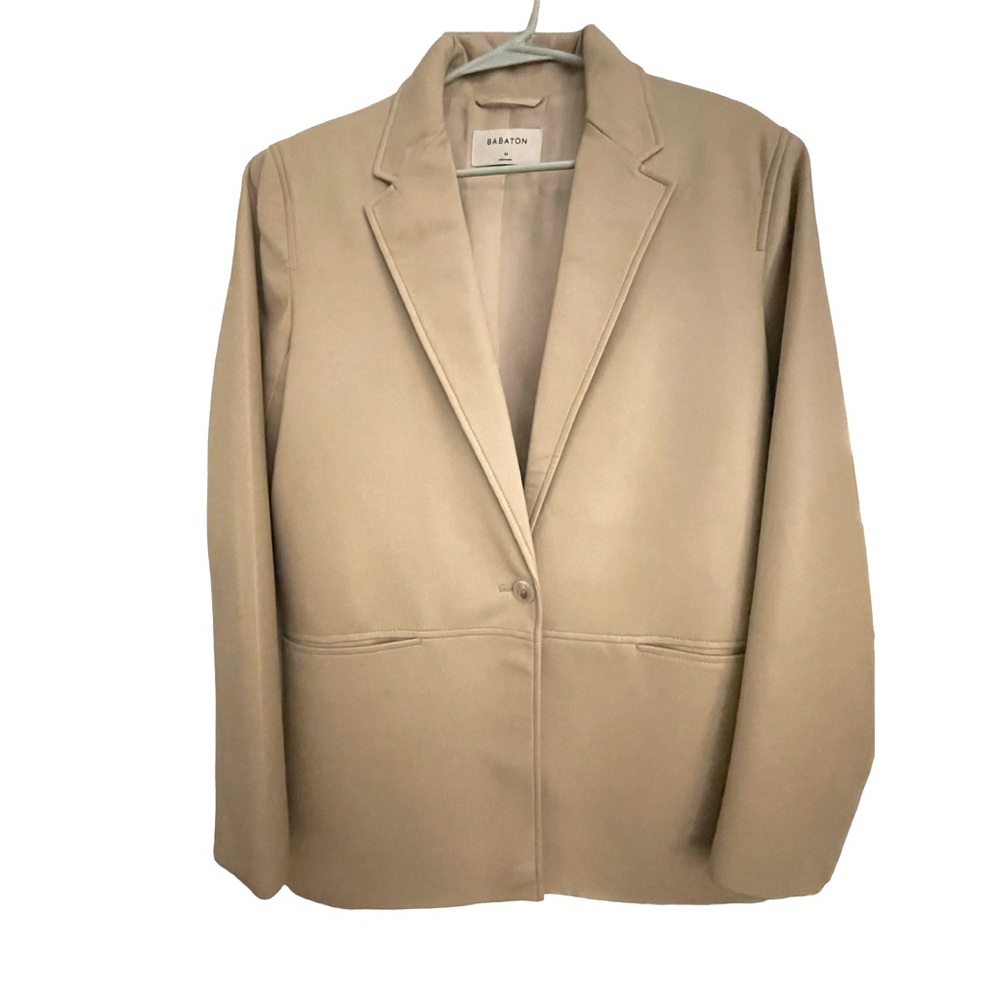 Aritzia Vegan Leather Blazer